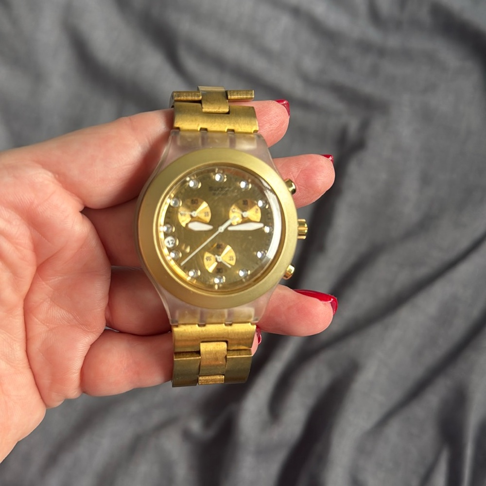 Original swatch irony diaphane gold